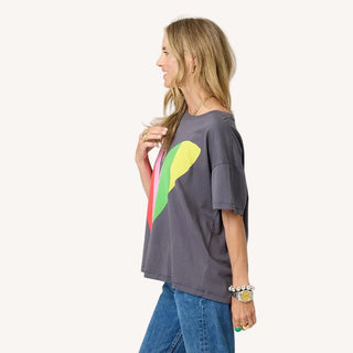 Tommy Happy Heart Tee - Multi