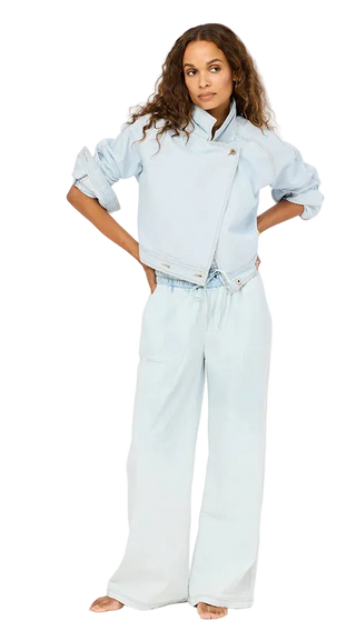 Kerri Rosenthal Denim Jacket - Light Wash