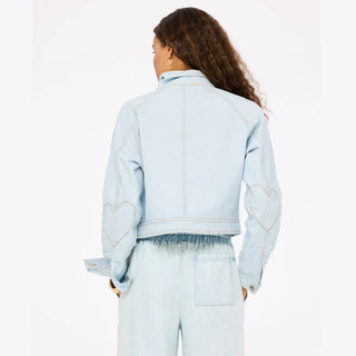 Kerri Rosenthal Denim Jacket - Light Wash