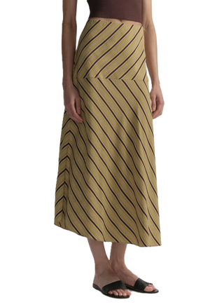 Kara Skirt - Curry/Ganache