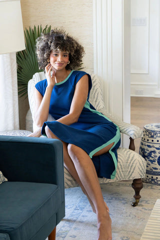 Emily McCarthy Channing Dress - Navy
