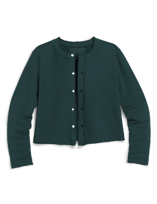 Frank & Eileen Jackie Sweatshirt Cardigan - Pine