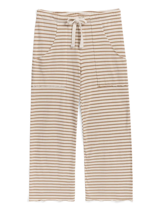 Frank and Eileen Penny Patch Pocket Sweatpant Vintage - White Camel Stripe