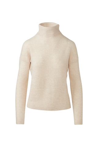 Kinross Textured Slouchy Funnel - Ivory