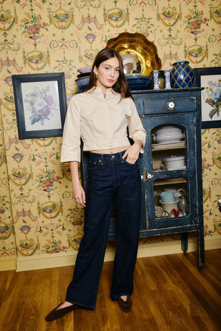 Love the Label Beckett Top - Cream