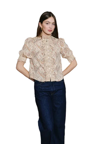 Love the Label Zinny Top - Wuthering Winds Print