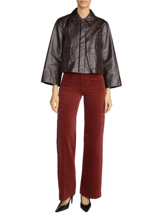 Frame Le Slim Palazzo Corduroy - Wine
