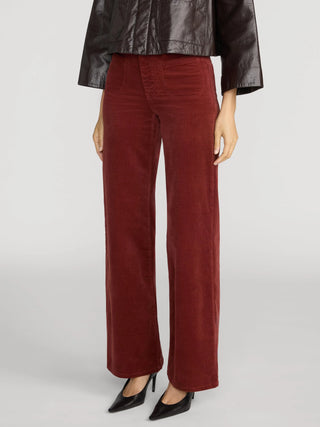 Frame Le Slim Palazzo Corduroy - Wine