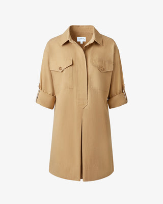 Tanya Taylor Lennon Dress - Dark Khaki