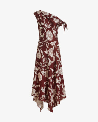 Tanya Taylor Loretta Dress - Deep Redwood