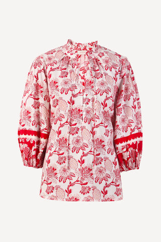 Banjanan Lorna Top - Poppy Scarlet