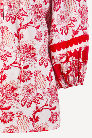 Banjanan Lorna Top - Poppy Scarlet
