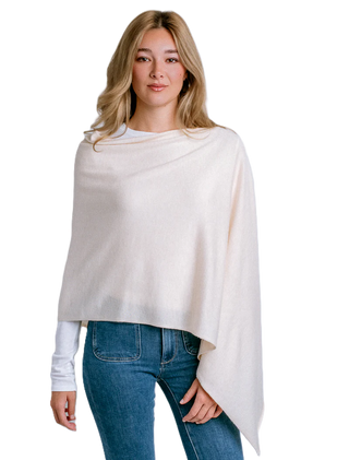 Eden Poncho - Ecru