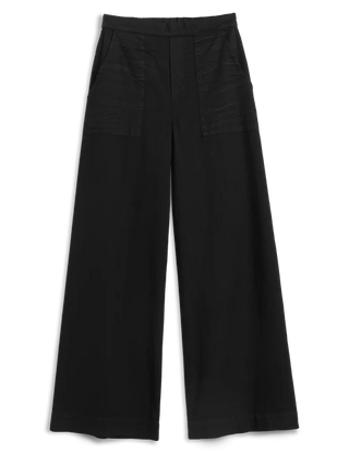 Frank and Eileen Patch Pocket Pull - On Pant - Blackout