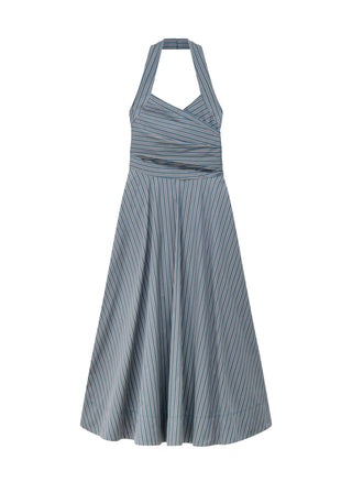 A.L.C. Magnolia Dress - Carbon Blue Multi