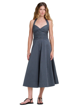 A.L.C. Magnolia Dress - Carbon Blue Multi