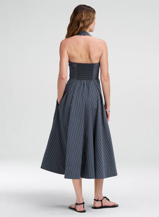 A.L.C. Magnolia Dress - Carbon Blue Multi