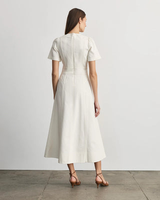 Midi Renzo Dress - Chalk