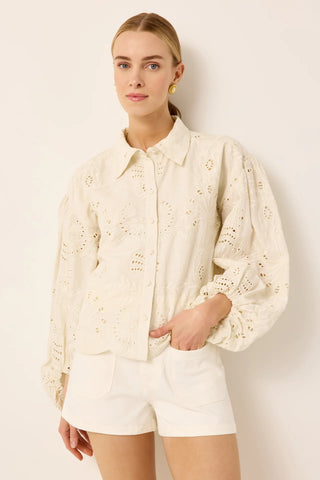 Marie Oliver Ivana Blouse - Ivory