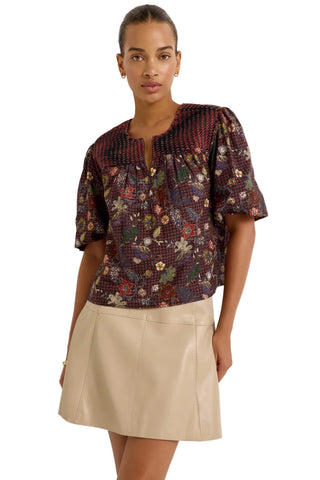 Marie Oliver Laurel Top - Rouge