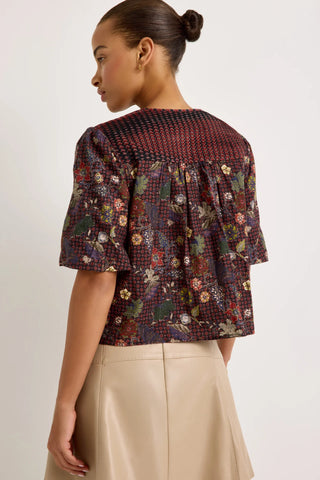 Marie Oliver Laurel Top - Rouge