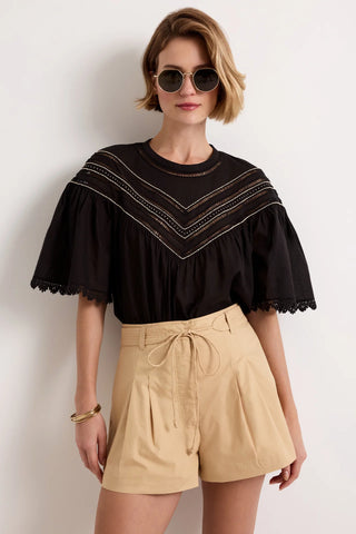 Marie Oliver Tatiana Top - Caviar