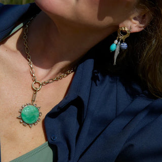 Mignonne Gavigan Mini Odyssey Necklace - Green Multi