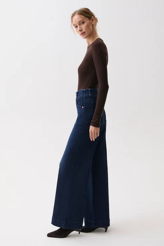 Pistola Lana Button High Rise Ultra Wide Leg - Starstruck