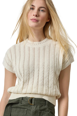 Lilla P Novelty Stitch Wedge Sweater - Rope
