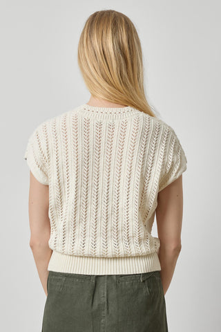 Lilla P Novelty Stitch Wedge Sweater - Rope