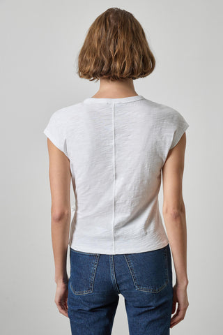 Lilla P Tie Front Tee - White