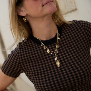 Mignonne Gavigan Porto Earrings - Brown