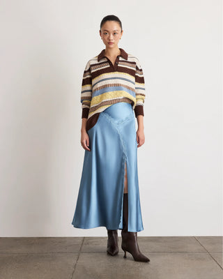 Tanya Taylor Bethany Skirt - Shadow Blue