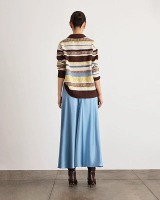 Tanya Taylor Bethany Skirt - Shadow Blue