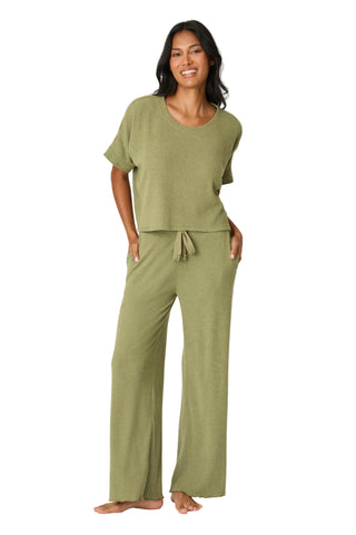 PJ Salvage Melange PJ Set - Dark Olive