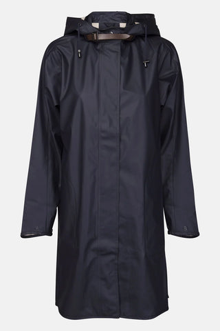 Long Raincoat - Dark Indigo