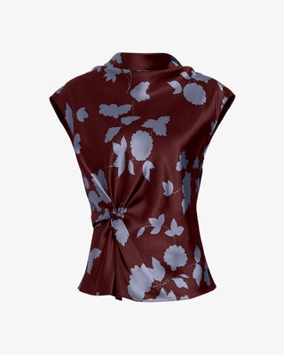 Tanya Taylor Robin Top - Deep Redwood Multi
