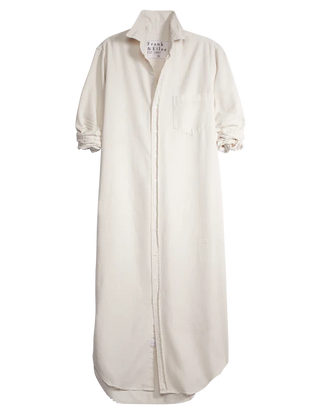 Frank and Eileen Maxi Shirtdress - Vintage White