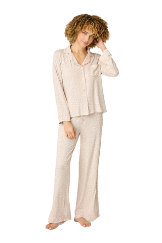 PJ Set Luxe Leopard - Light Beige