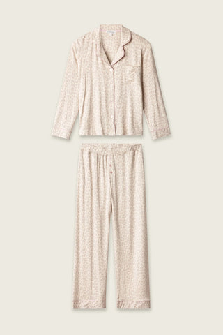PJ Set Luxe Leopard - Light Beige