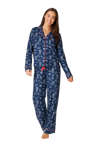 PJ Salvage - PJ Set Bonjour Babe - Deep Navy