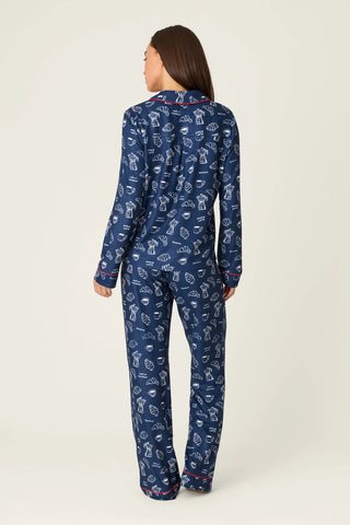 PJ Salvage - PJ Set Bonjour Babe - Deep Navy