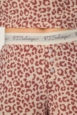 PJ Set Boyfriend Boxer - Dark Wine