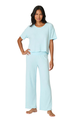 PJ Salvage Weekend Waffles PJ Set - Crystal Blue