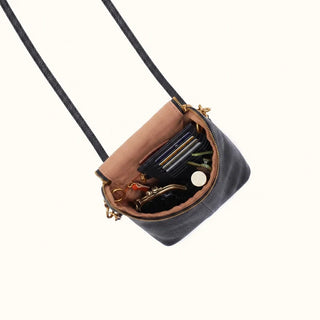 HOBO Fern Duo Crossbody - Black