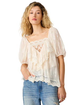 Steve Madden Vickie Top - Cream