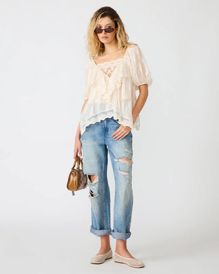 Steve Madden Vickie Top - Cream
