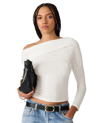 Steve Madden Ryder Knit Top - Cream
