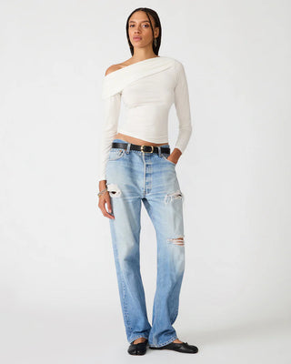 Steve Madden Ryder Knit Top - Cream
