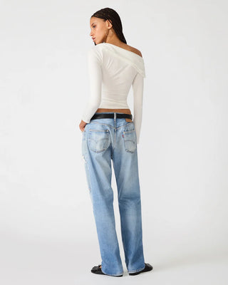 Steve Madden Ryder Knit Top - Cream